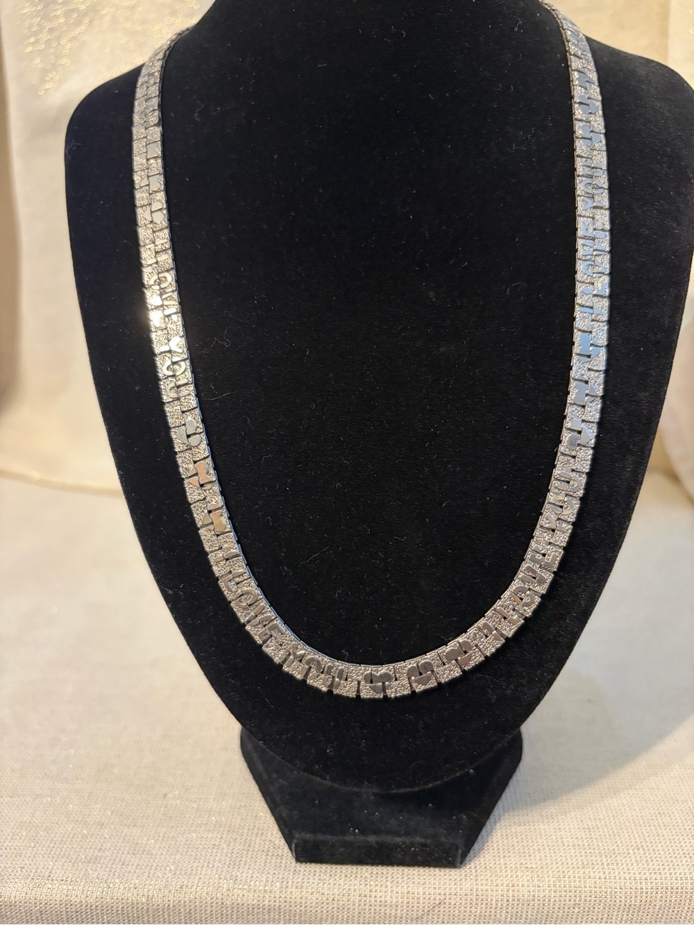 Vintage I Love You Sweetheart Choker Necklace